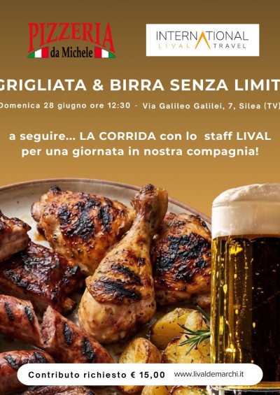 GRIGLIATA, BIRRA illimitata...